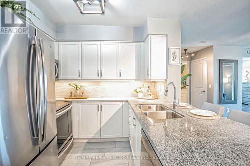 2005 - 235 Sherway Gardens Road, Toronto, ON - Indoor Photo Showing Kitchen With Double Sink With Upgraded Kitchen