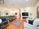 5198 Angel Stone Drive, Mississauga, ON  - Indoor Photo Showing Living Room With Fireplace 