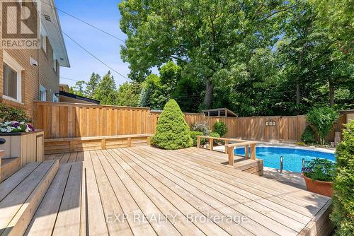 3245 Queen Frederica Drive, Mississauga, ON - Outdoor With In Ground Pool With Deck Patio Veranda