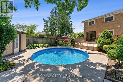 3245 Queen Frederica Drive, Mississauga, ON - Outdoor With In Ground Pool With Backyard
