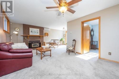 13184 10 Sideroad, Halton Hills, ON - Indoor Photo Showing Living Room With Fireplace