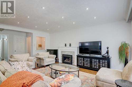 53 Saybrook Avenue, Toronto, ON - Indoor Photo Showing Living Room With Fireplace