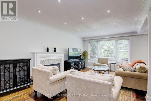 53 Saybrook Avenue, Toronto, ON - Indoor Photo Showing Living Room With Fireplace