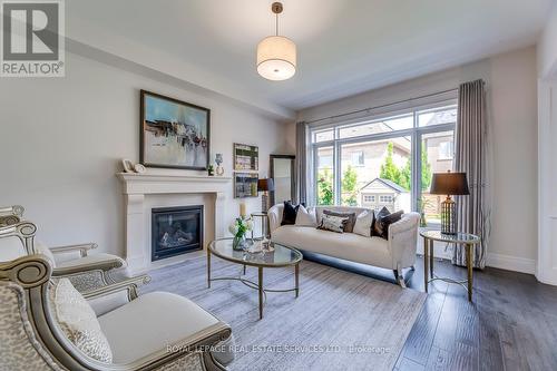 377 Tudor Avenue, Oakville (Old Oakville), ON - Indoor Photo Showing Living Room With Fireplace