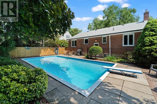 1280 Minnewaska Trail, Mississauga, ON - Outdoor With In Ground Pool With Backyard