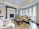 75 Child Drive, Aurora, ON  - Indoor Photo Showing Living Room With Fireplace 