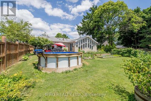 9 Jessop Court, Halton Hills, ON - Outdoor With Above Ground Pool With Backyard