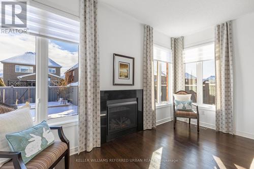 112 Stewart Crescent, Bradford West Gwillimbury, ON - Indoor Photo Showing Living Room With Fireplace