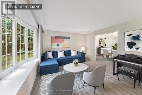 32 Addington Square, Markham, ON - Indoor Photo Showing Living Room