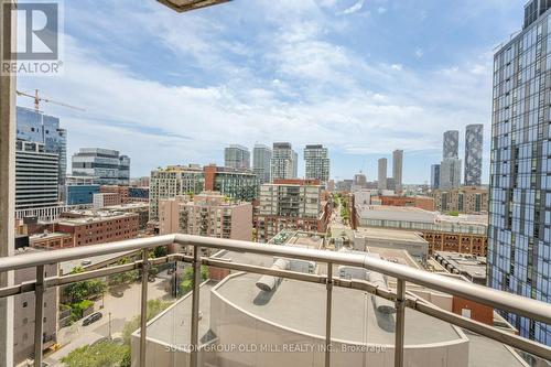 1517 - 255 Richmond Street E, Toronto (Moss Park), ON - Outdoor With Balcony With View