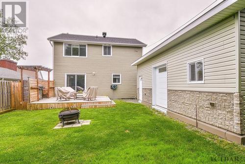 574 Eyre Blvd, Timmins, ON - Outdoor With Deck Patio Veranda With Exterior
