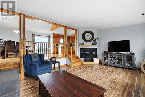 1280 South Mcnaughton Road, Renfrew, ON - Indoor Photo Showing Living Room With Fireplace