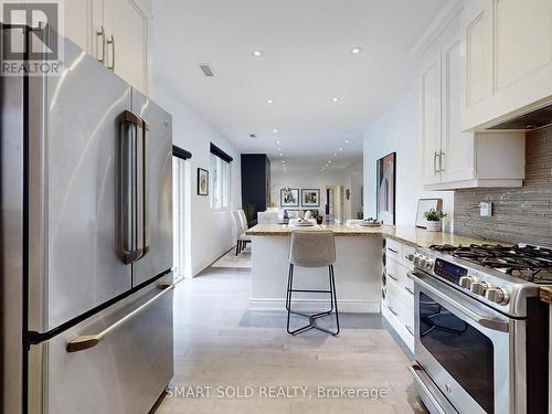 249 Maxome Avenue, Toronto, ON - Indoor Photo Showing Kitchen With Stainless Steel Kitchen With Upgraded Kitchen