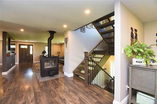 1620 Regional Rd 9 Road, Caledonia, ON - Indoor With Fireplace