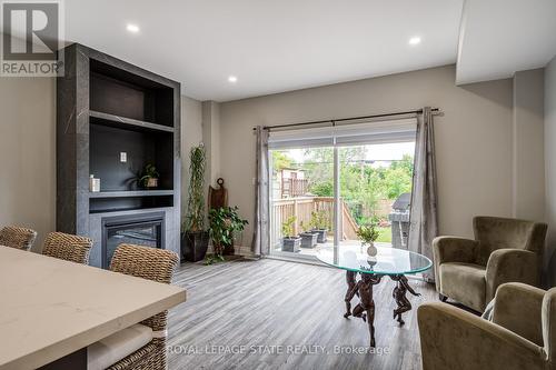 76 Melbourne Street, Hamilton, ON - Indoor Photo Showing Living Room With Fireplace