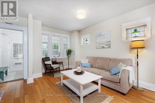 917 Broadview Avenue, Toronto, ON - Indoor Photo Showing Living Room With Fireplace