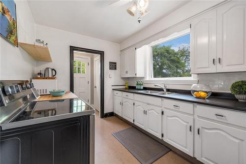 126 Queensdale Avenue, Hamilton, ON - Indoor Photo Showing Kitchen With Double Sink