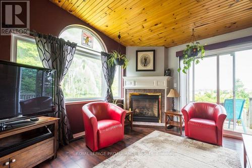 105 Bate Road, Quinte West, ON - Indoor Photo Showing Living Room With Fireplace