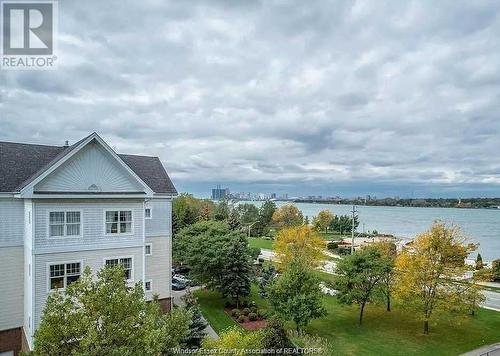 5125 Riverside Drive Unit# 504, Windsor, ON - Outdoor With Body Of Water With View