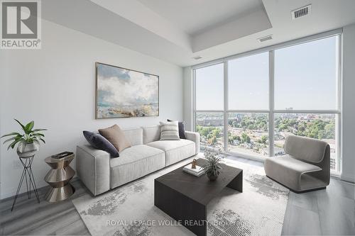 2310 - 108 Garment Street, Kitchener, ON - Indoor Photo Showing Living Room