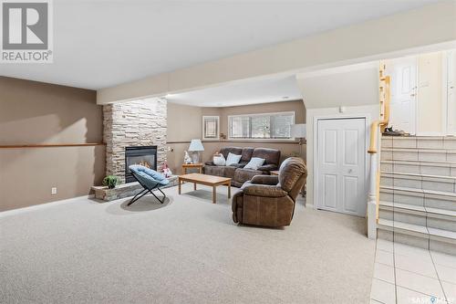 727 Bayview Close, Saskatoon, SK - Indoor With Fireplace