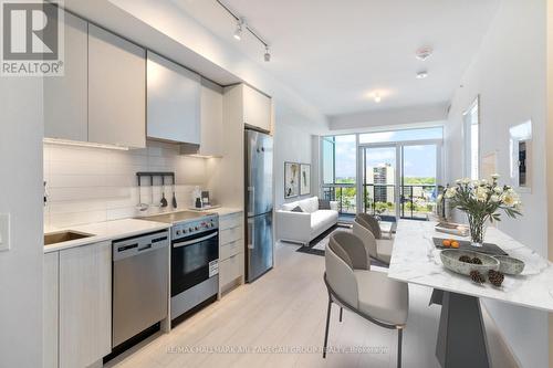 1003 - 10 Gibbs Road, Toronto, ON - Indoor Photo Showing Kitchen With Stainless Steel Kitchen With Upgraded Kitchen