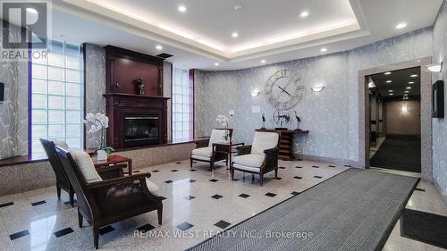 1504 - 3605 Kariya Drive, Mississauga, ON - Indoor With Fireplace