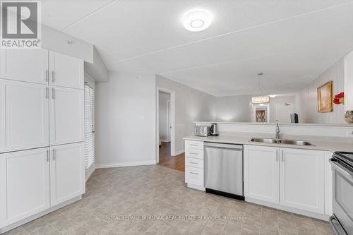 211 - 2045 Appleby Line, Burlington, ON - Indoor Photo Showing Kitchen With Double Sink