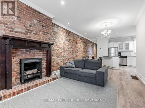 10 St Annes Road, Toronto (Little Portugal), ON - Indoor Photo Showing Living Room With Fireplace