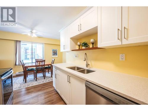 95 Winnipeg Street Unit# 104, Penticton, BC - Indoor Photo Showing Kitchen With Double Sink