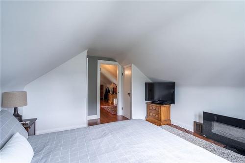 175 Brucedale Avenue E, Hamilton, ON - Indoor Photo Showing Bedroom With Fireplace