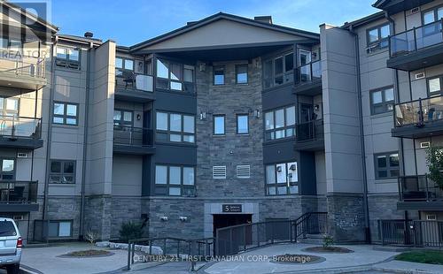 321 - 5 Jacksway Crescent, London, ON - Outdoor With Balcony With Facade