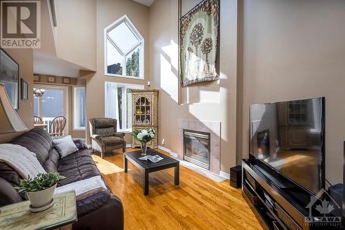 62 Clydesdale Avenue, Ottawa, ON - Indoor Photo Showing Living Room With Fireplace