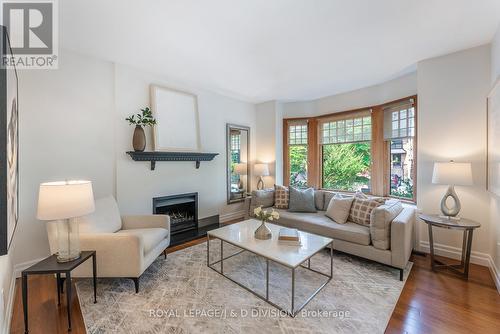 107 Farnham Avenue, Toronto, ON - Indoor Photo Showing Living Room With Fireplace