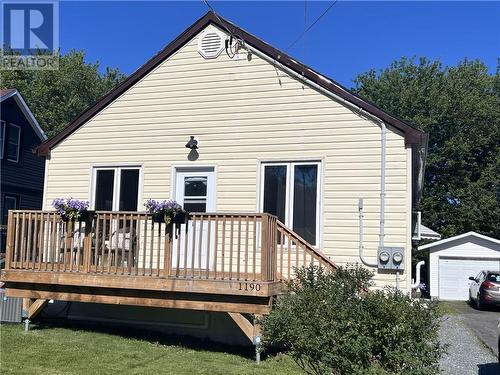 1190 Lorraine Street, Sudbury, ON - Outdoor With Deck Patio Veranda With Exterior