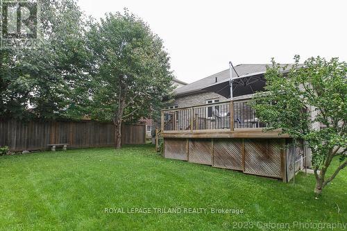 592 Clearwater Crescent, London, ON - Outdoor With Deck Patio Veranda With Backyard