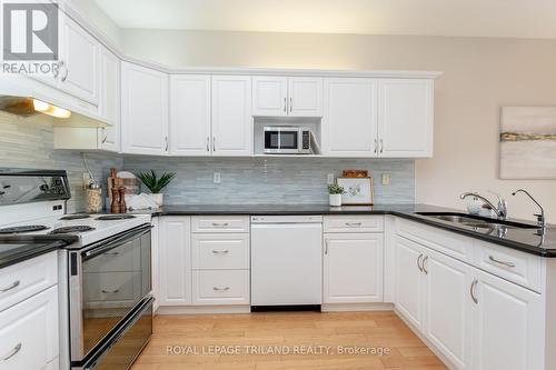 Unit 30 - 9 Cadeau Terrace, London, ON - Indoor Photo Showing Kitchen With Double Sink