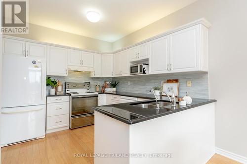 Unit 30 - 9 Cadeau Terrace, London, ON - Indoor Photo Showing Kitchen With Double Sink