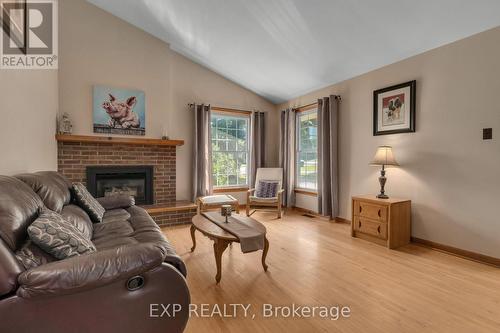 142 County 8 Road, Greater Napanee, ON - Indoor Photo Showing Living Room With Fireplace