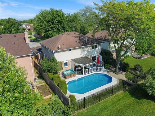 2060 Hunters Wood Drive, Burlington, ON - Outdoor With In Ground Pool