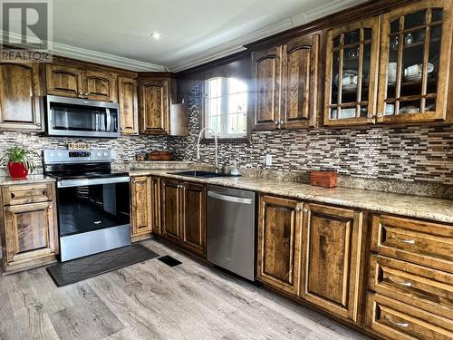 8 Beothic Road, New Wes Valley, NL - Indoor Photo Showing Kitchen With Upgraded Kitchen