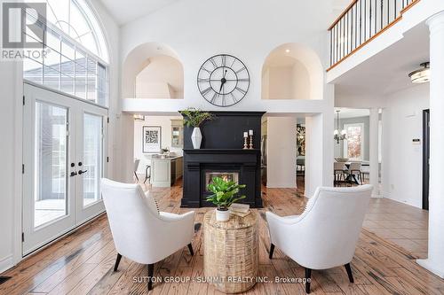 13 Classic Drive, Brampton, ON - Indoor Photo Showing Living Room With Fireplace