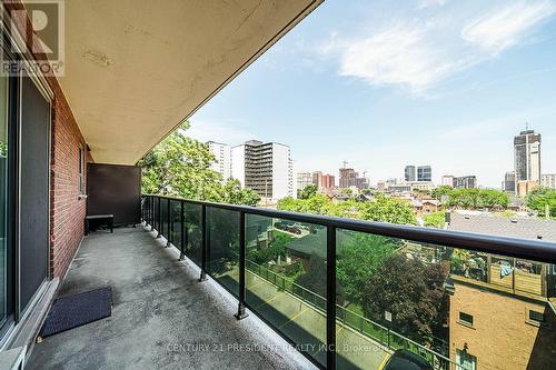 402 - 81 Charlton Avenue E, Hamilton, ON - Outdoor With Balcony With Exterior