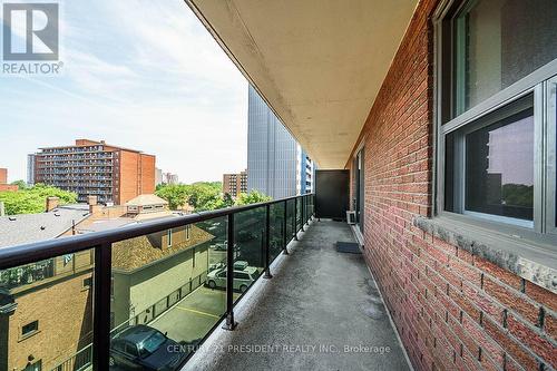 402 - 81 Charlton Avenue E, Hamilton, ON - Outdoor With Balcony With Exterior