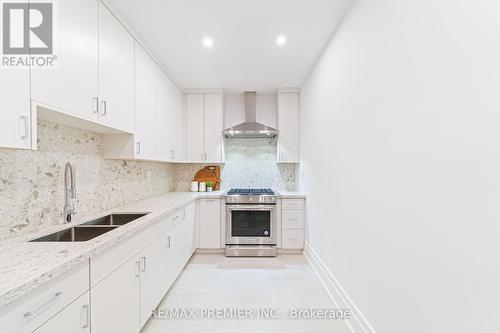 205 The Bridle Path, Toronto, ON - Indoor Photo Showing Kitchen With Double Sink With Upgraded Kitchen