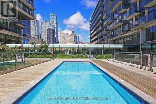 931 - 39 Queens Quay E, Toronto, ON - Outdoor With In Ground Pool With Balcony