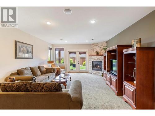 12852 Apex Drive, Lake Country, BC - Indoor Photo Showing Living Room With Fireplace