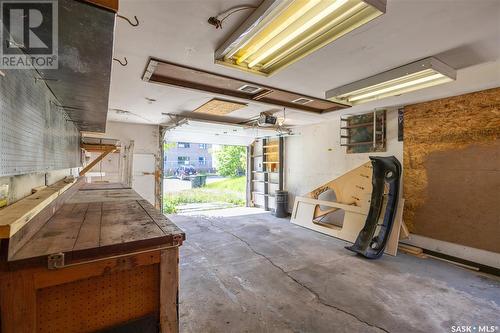 215 6Th Street E, Prince Albert, SK - Indoor Photo Showing Garage