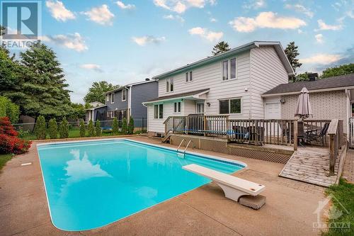 1843 Appleford Street, Ottawa, ON - Outdoor With In Ground Pool With Deck Patio Veranda With Exterior