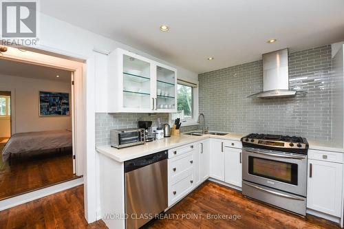 192 Queen Street W, Mississauga, ON - Indoor Photo Showing Kitchen With Upgraded Kitchen